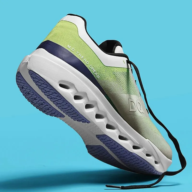 Men Sports Running Shoes Marathon Air Cushion Breathable Lightweight Comfortable Women Outdoor Athletic Sneakers Jogging Tenis