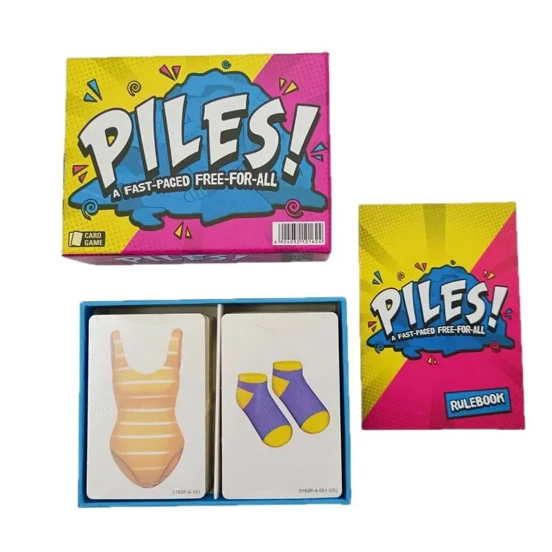 A Set of Very Entertaining Clothing Cards Folding Clothes Poker Cards Perfect for Family Gatherings Suitable for New Year — image 2
