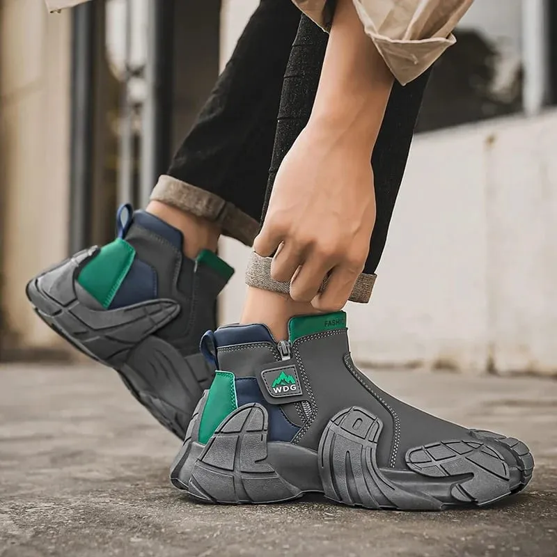 New Men Sneakers Men Shoes Breathable Casual Sneakers Non-slip Platform Running Sneakers Zapatos Para Hombres Outdoor Sport Shoe — image 5