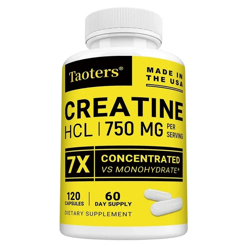 HCL Creatine Supplement Enhances Focus Strength and Endurance Suitable for Both Men and Women Gluten-free Non-GMO