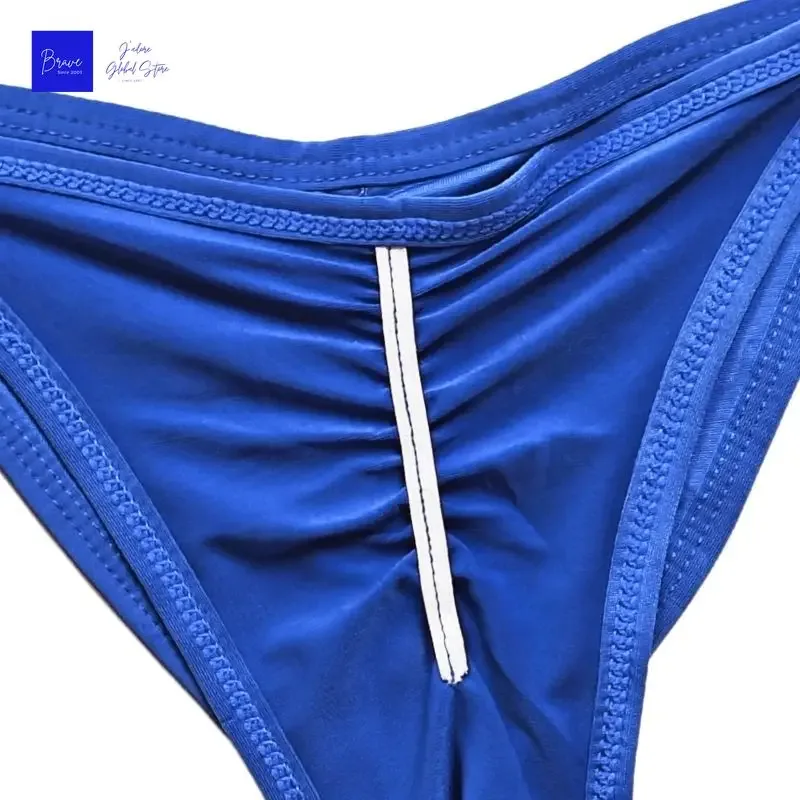 Pánská ledová hedvábná tanga kalhotky velikosti US Sexy G-String prodyšné bezešvé tričko se zády Sportovní fitness spodní prádlo Velké velikosti — image 12