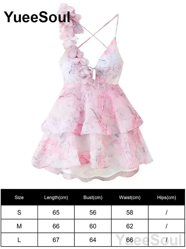 Pink Women's Dress Elegant Evening Birthday Party Female Dresses 2026 Summer New Sweet Cute Y2K Casual High Street Lolita Dress