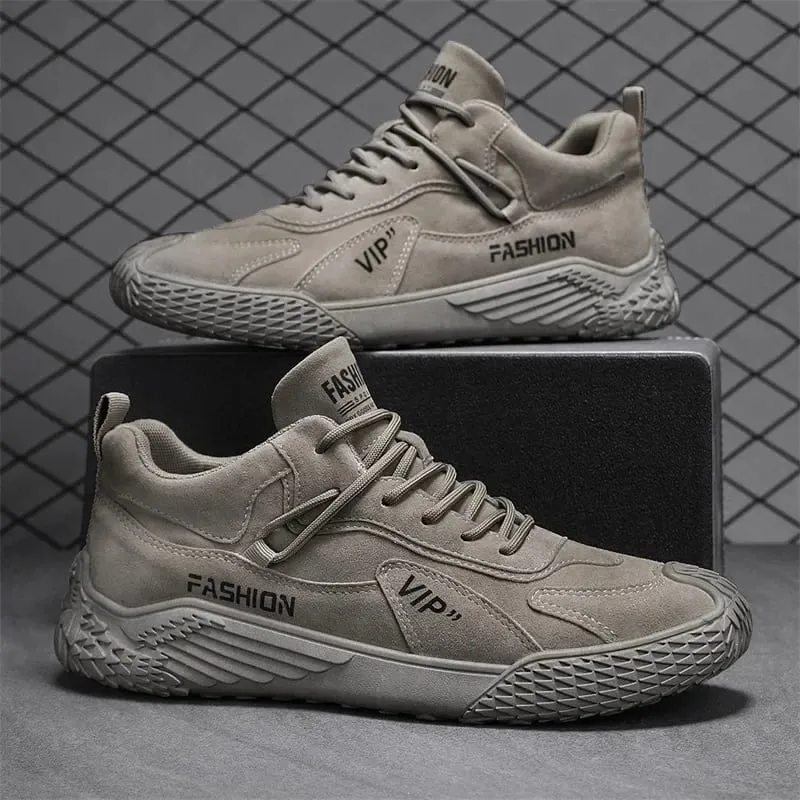 Casual Sneakers 2025 Summer New Fashion Increase Anti-slip Low-top Casual Sports Shoes Labor Protection Shoes Work Shoes