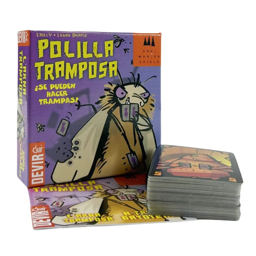 Spanish Mogel Motte Polilla Cards Board Game Devir-game moth cheate /Royal Xiaoqiang Cheating Moth Cards
