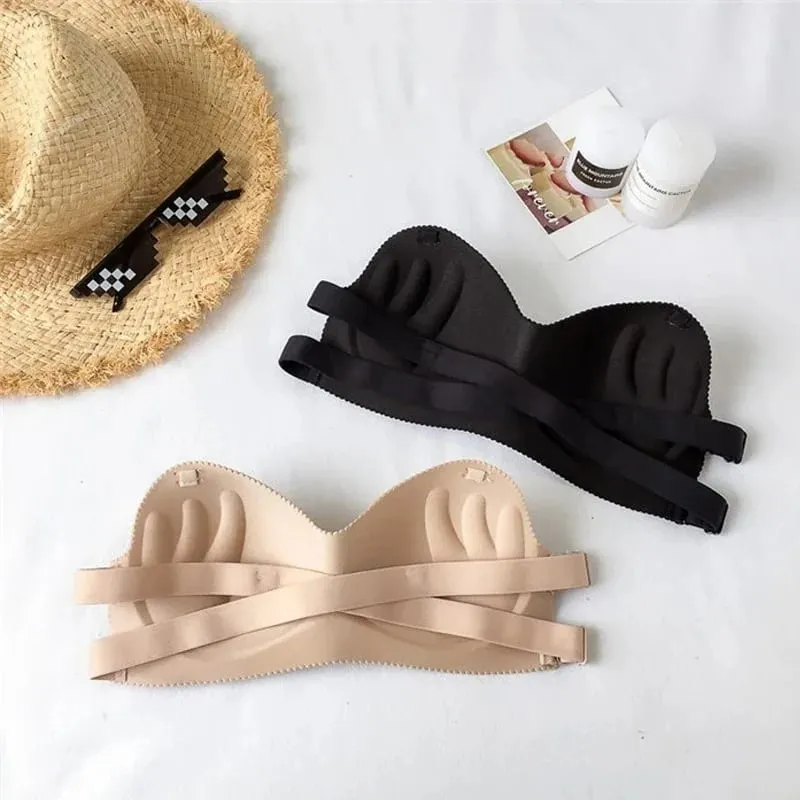 Invisible Sexy Strapless Bra Invisible Push Up Bralette Lingerie Underwear Seamless Wireless Solid Without Straps Bras Yoga Bra