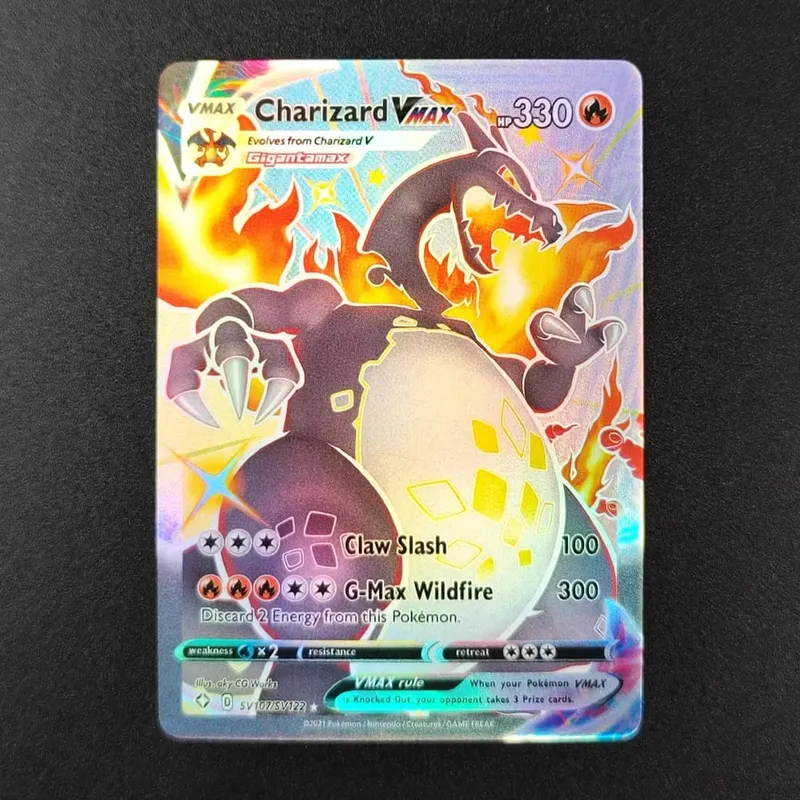 DIY Pokemon Cards Mega Charizard X EX PFL EN 130/094 125/094 Hyper Rare Collectibles PTCG Trading Card