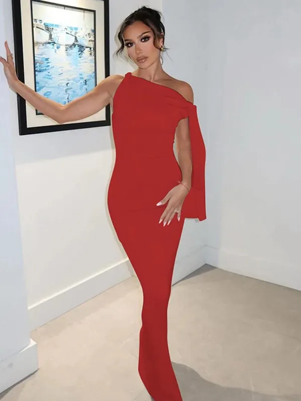 Hugcitar Fashion Solid O Neck Sleeveless Patchwork Sexy Bodycon Maxi Prom Dress Summer Women Clothes Party Festival Club Y2K