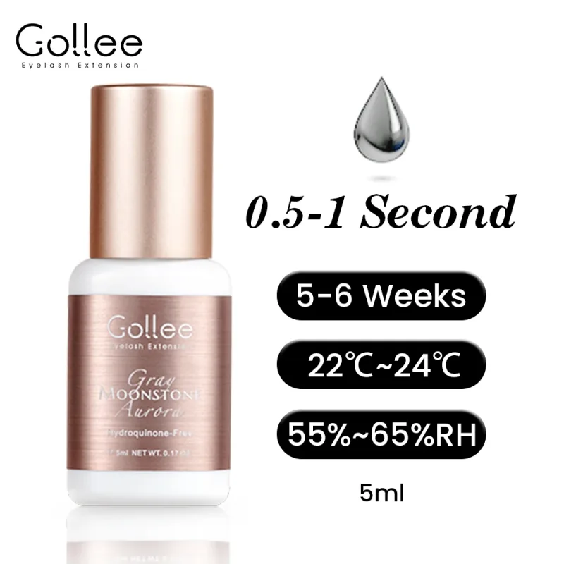 Gollee 0.5-1s Drying Eyelash Extensions Glue Latex-free Lashes Glue Professional Waterproof 6-8 Weeks Eyelash Extension Supplies — image 11