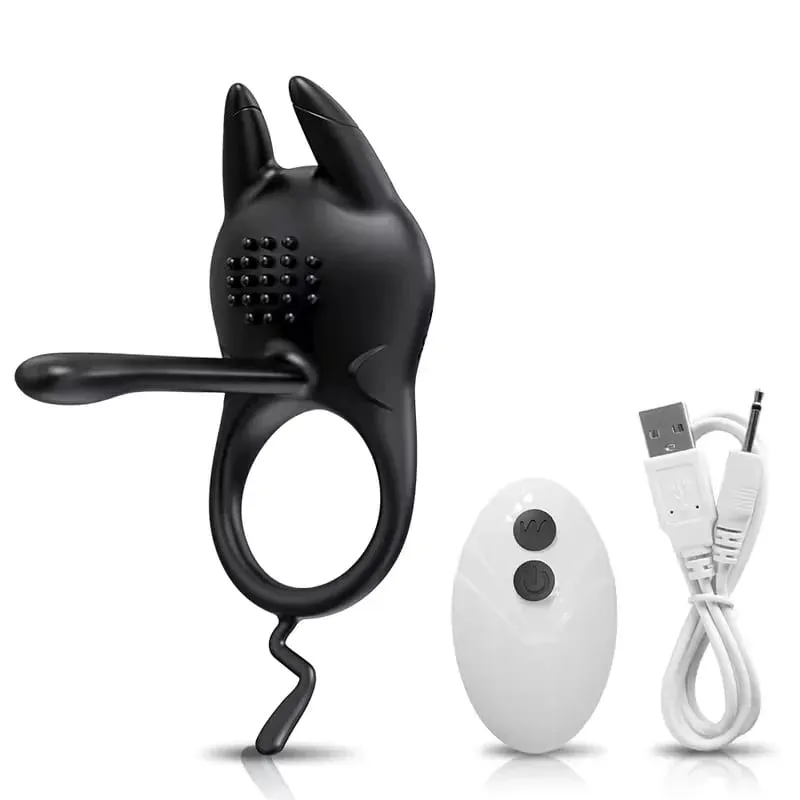 Vibrating Penis Ring Sex Toys for Couples Men Male Penis Massager Delay Ejaculation Cock Ring Clitoral G Spot Stimulation 18+