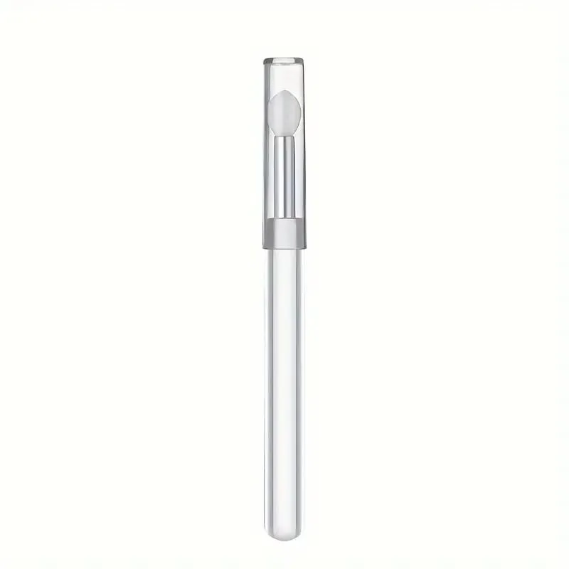 1/3PCS Portable Silicone Lip Brush With Cover Soft Multifunctional Lip Balm Applicator Lipstick Lipgloss Makeup Brushes