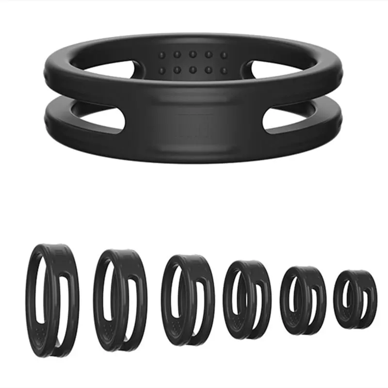 Soft Silicone Penis Cock Rings for Men Gay Delay Ejaculation Male Scrotum Testis Restraints Sex Toys Adult Games Products — image 5