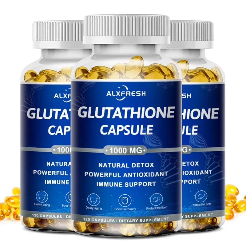 Les suppléments antioxydants de Capsules de glutathion améliorent le système immunitaire et la santé de la peau, blanchissant la beauté, soins de la peau et Anti-âge