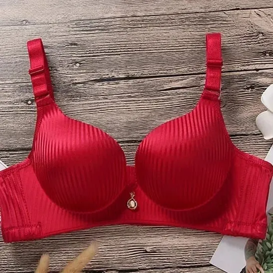 Women's Push Up Bra Set 8CM Super Thick Padded Lingerie with Adjustable Straps Comfortable Supportive