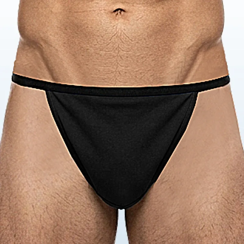 3PCS Men's Japanese Style Fundoshi Cotton Underwear, Breathable Comfort Sports Thong for Men, No Pouch, Sexy Loincloth Private