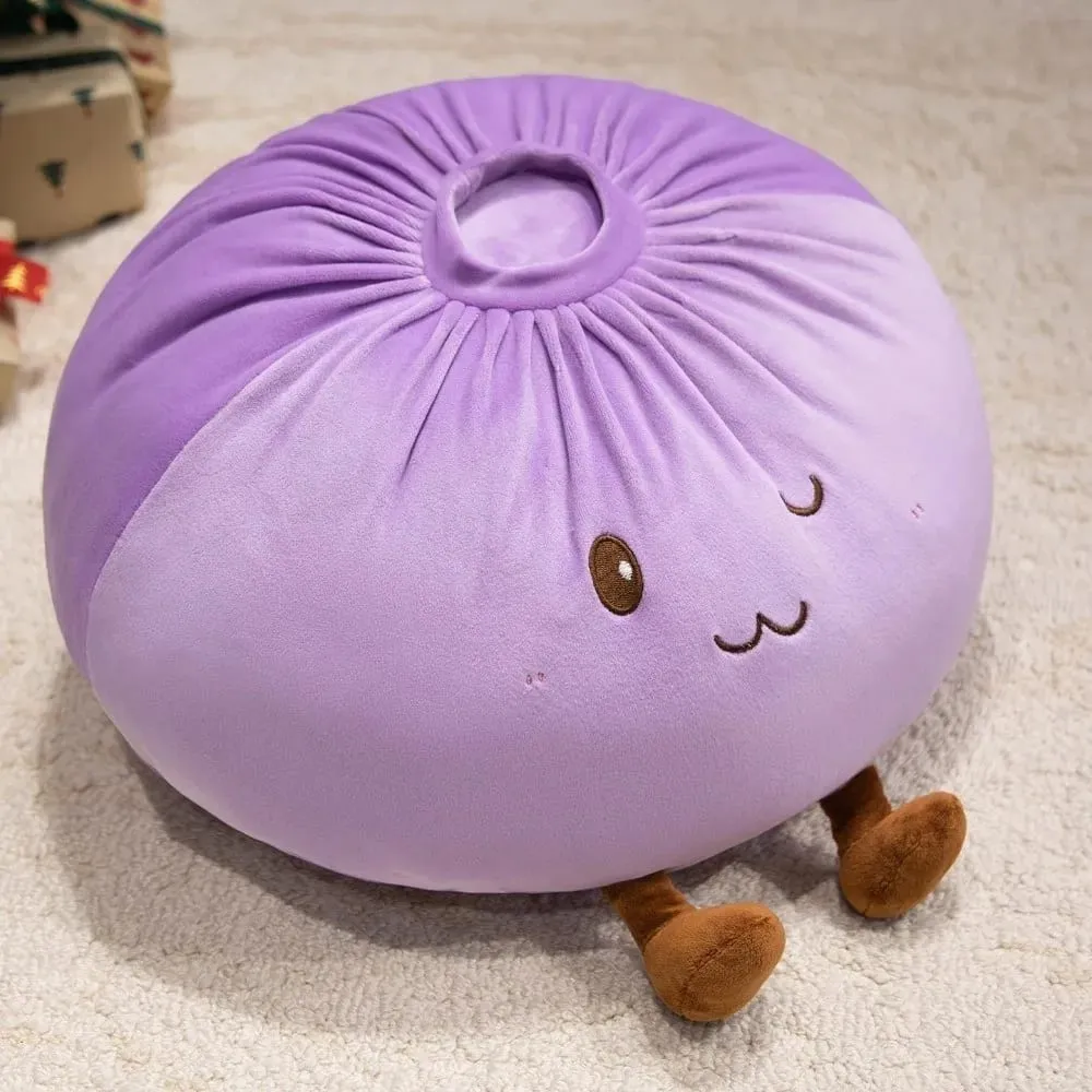 Superweiches Plüschmaterial, gedämpftes Brötchen-Plüschkissen, gefüllt mit PP-Baumwolle, flauschig, bequem, Knödel-Plüschtier, Stressabbau — image 11
