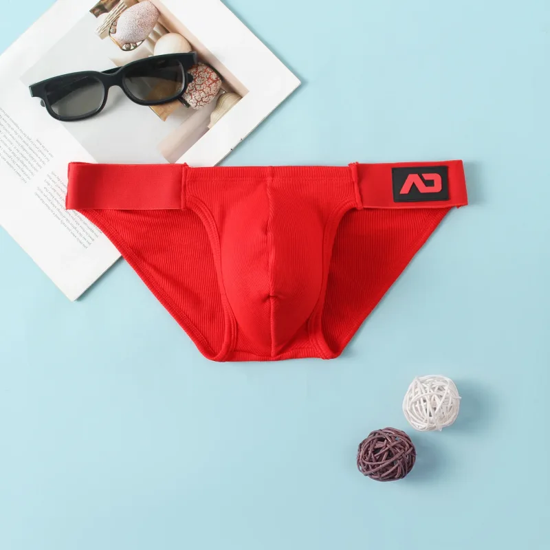 Men's briefs nylon milk silk comfortable fashion trendy brand boys' underwear AD3-M398