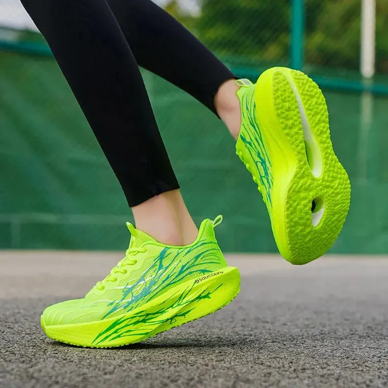 Marathon Men Running Shoes Lightweight Women's Comfortable Carbon Board Speciality Sports Breathable Athletic Nonskid Sneakers — image 3