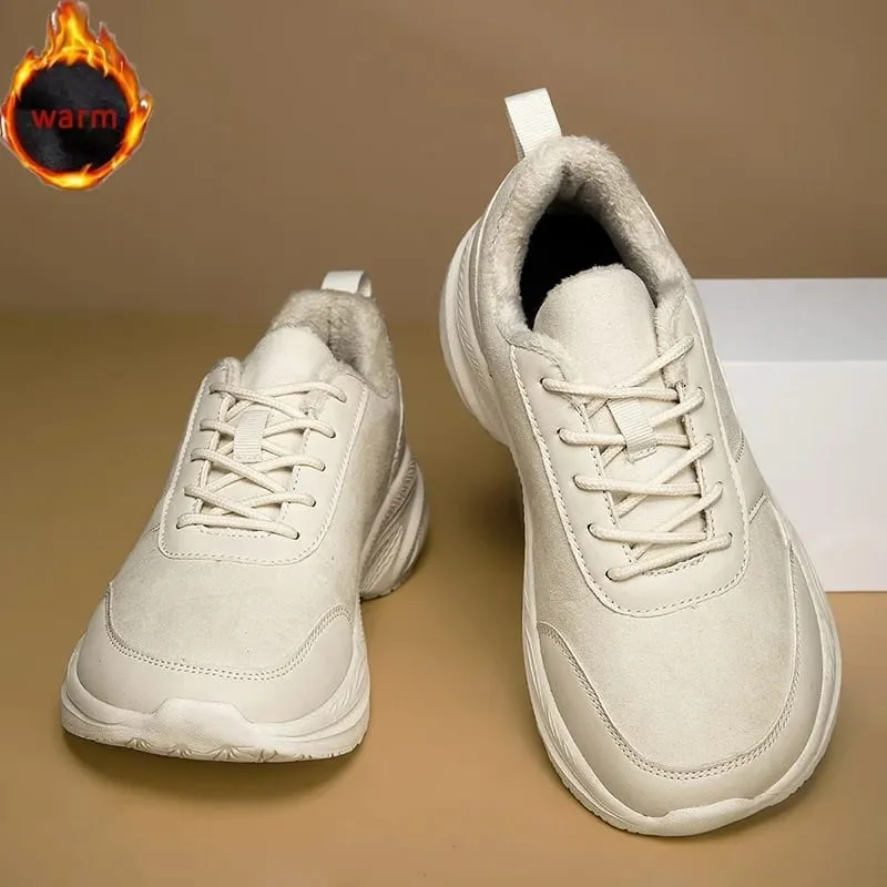 Winter Wide Head Men's sneakers Unisex Barefoot Comfortable Big Size warm Casual Shoes Non-slip Hiking Shoes Minimalist Shoes