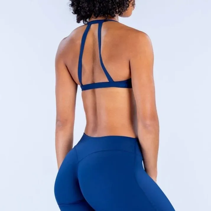 NO LOGO Double Shoulder Strap Sports Bra Fast-Drying Outdoor Running Fitness Top Backless Yoga Bra Women's — image 5