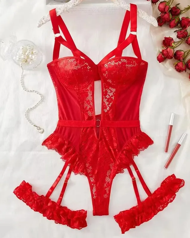 Erotic Underwear Bras Sets for Women Lace Garter Lingerie Intimates 2026 Underwire Bra and Panty Thongs Hot Sexy Underwear Set — image 10