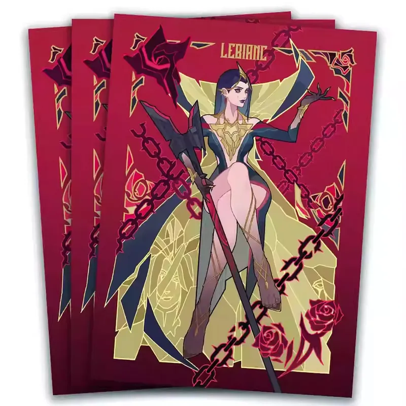 Anime Card Sleeves Ari Jnx LUXX Relia Fioora Emperor Sands Card Protectors Shield Outer Cover DTCG/OPCG/PTCG 66x92mm — image 8