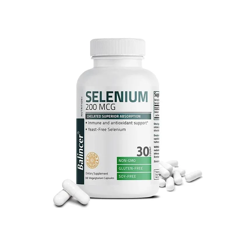 Selenium Capsules 200MCG - Antioxidant Support Boosts Immune System Boosts Energy Levels Thyroid Support NON-GMO — image 9