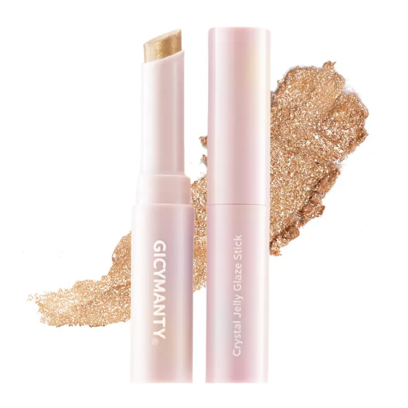 Jelly Eyeshadow Stick Holographic Pearl Shimmer and Delicate Glitter for Eye Brightening Long-Lasting Eyeshadow Highlight Stick — image 7