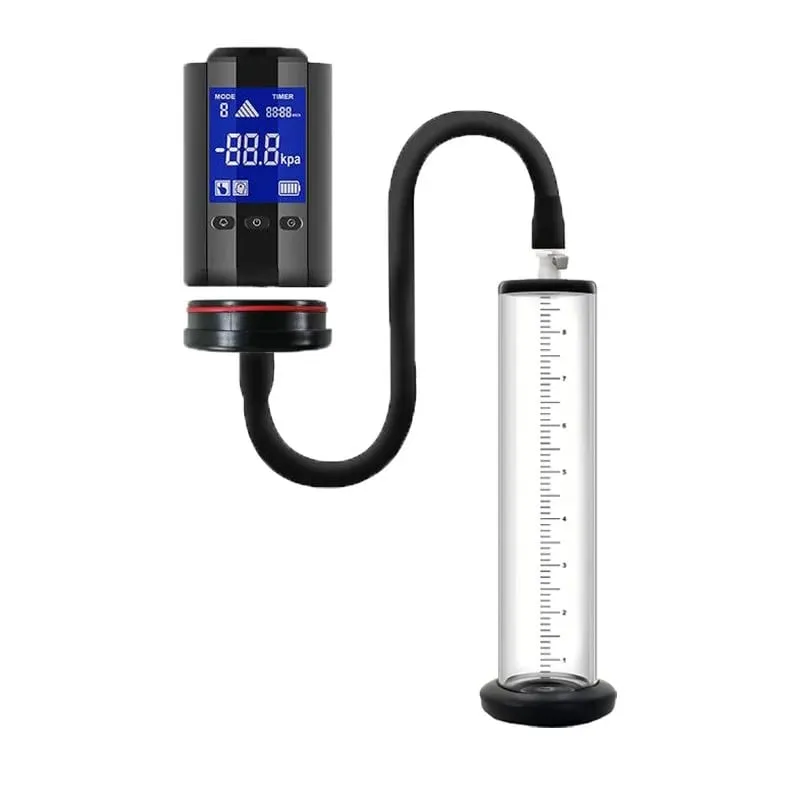 Electric Handle For Acrylic Penis Pump Smart Intelligent Charging Sex Toy Accessories hot Extraction suction Air Sex Machines — image 4