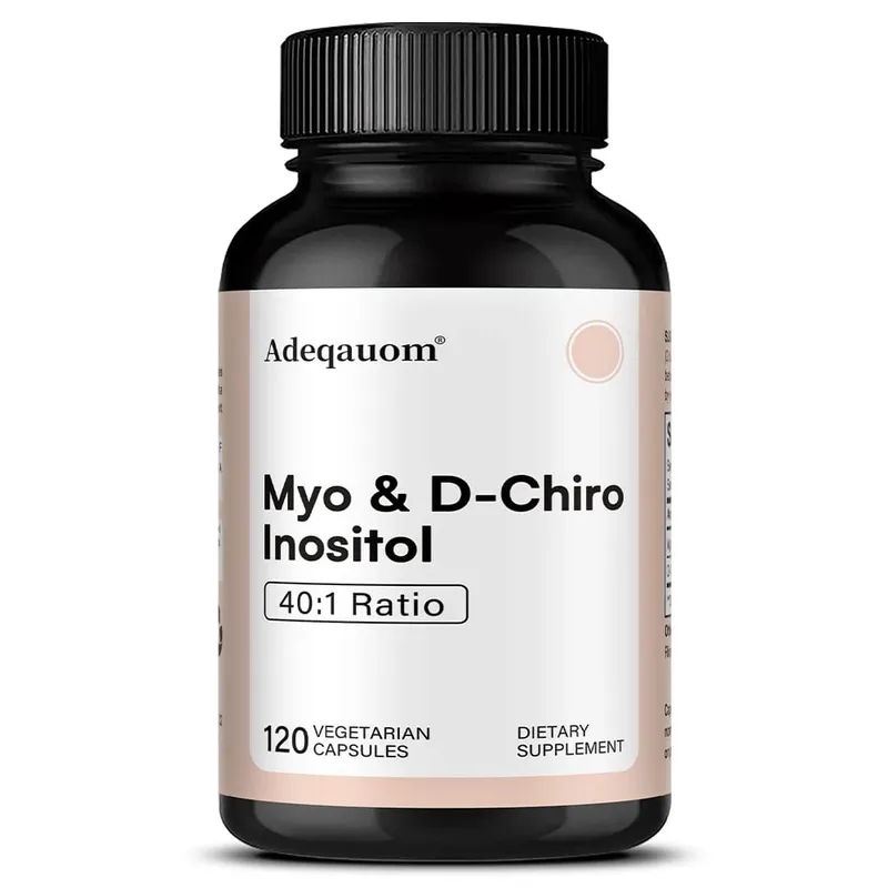 Myo-Inositol & D-Chiro Inositol Capsules - Supports Women’s Hormone Balance Ovarian Health Fertility & Cycle Wellness