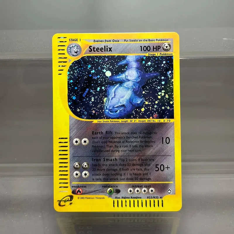 PKM Cards Steelix Alakazam Scizor Single Foil Cards Raichu Slowking Game Collection Cards PTCG Proxy Cards Aquapolis Series — image 5