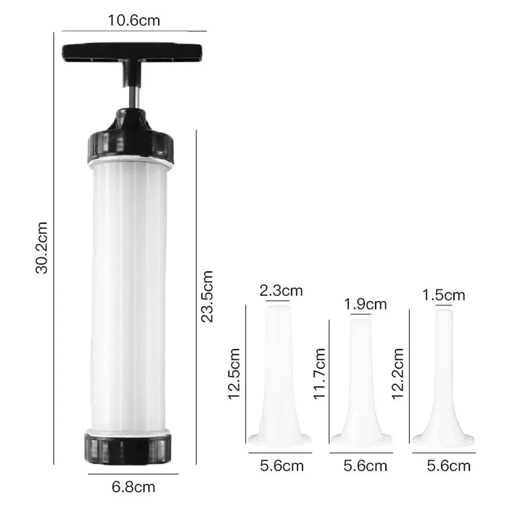 Manual Sausage Stuffing Machine Handheld Sausage Maker Tool Syringe for Homemade Sausage Kitchen Gadget for Party Food Crafting — image 6