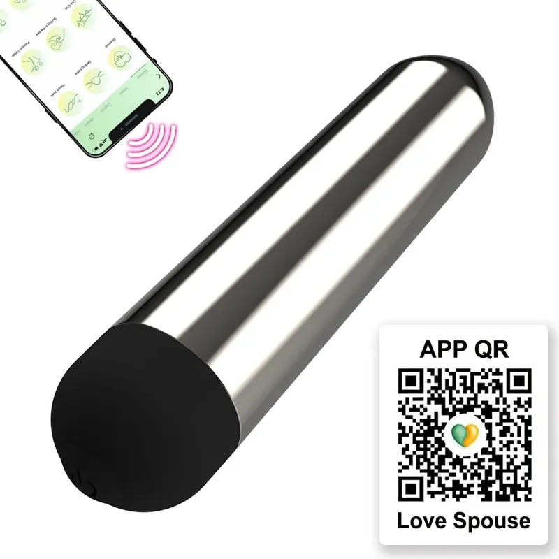 Powerful Bullet Vibrator APP Bluetooth Control Clitoral G Spot Stimulation Massager Mini Anal Pussy Stimulator Sex Toy for Women