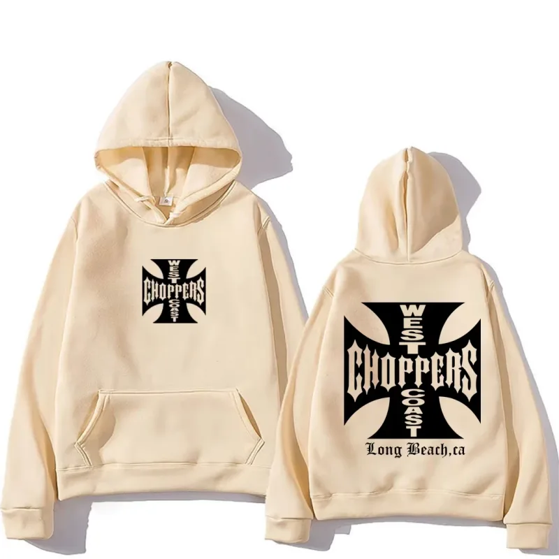 Paul Walker West Coast Choppers sweat à capuche hommes femmes surdimensionné haut tendance hip hop vêtements polaire à manches longues sweat vintage — image 3