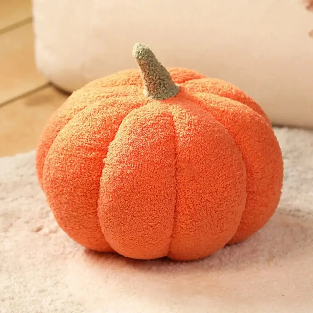 New Cotton Stuffed Pumpkin Pillow Cute Soft Pumpkin Plush Pillow Simulated Pumpkin Soft Back Cushion — image 10