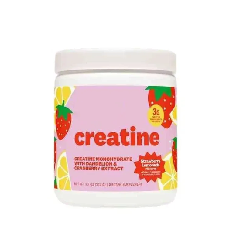 Women Creatine Powder 275g with 3000mg Creatine Monohydrate & Dandelion Cranberry Extract Support Energy Recovery After Exercise