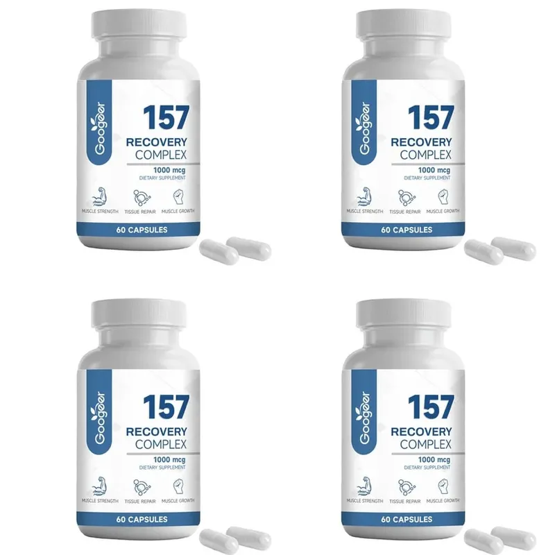 157 Recovery Complex Capsules with L-Valine and L-Glutamine for Recovery Support Muscle Growth Amino Blend 1000 Mcg 60 Capsules — image 11