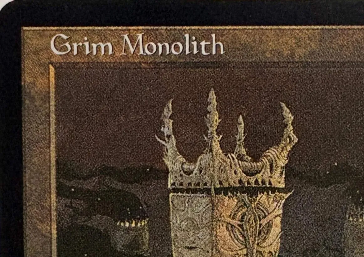 LK3 Lion's Eye Diamond Mox Amber Mox Diamond Sol Ring The One Ring Grim Monolith High-Quality TCG Proxy Cards (Black-Core)