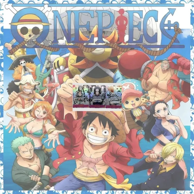 Anime One Piece Diy Color Flash Cards Hancock Perona Nami Robin Yamato Collection Cards Christmas Birthday Gifts Children's Toys