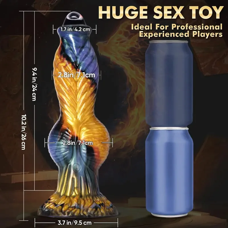 Remote Control Thrusting Monster Dildo Vibrator Thick Huge Vibrating Dildo with Suction Cup Anal Toys Adult Sex Toys for Women