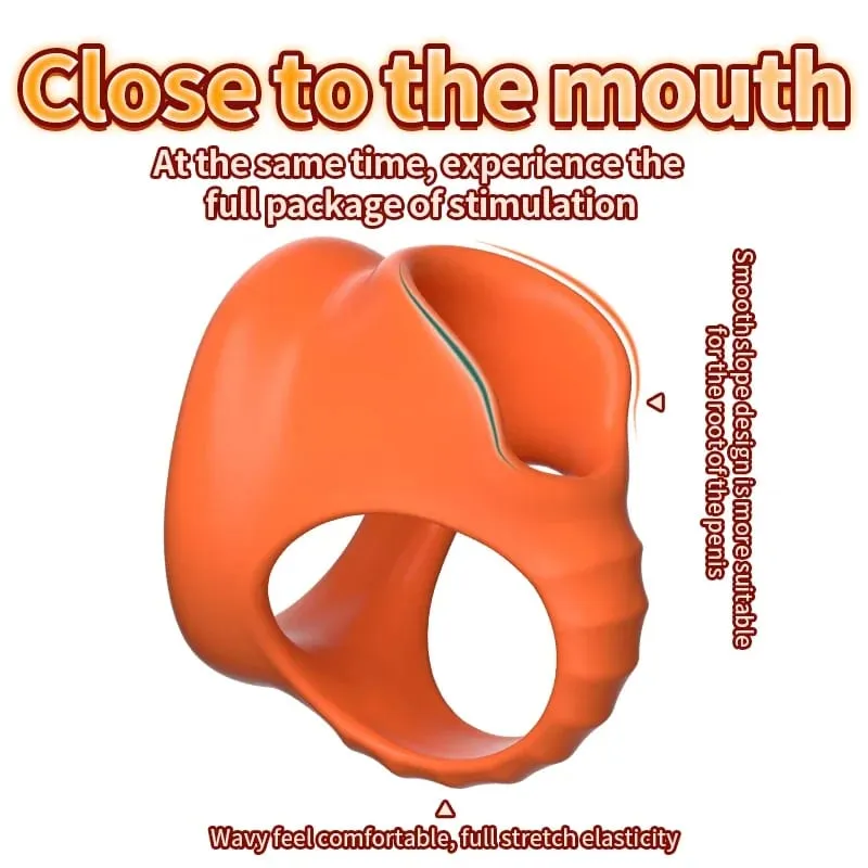 Soft Penis Ring Reusable Delay Ejaculation Lasting Scrotum Lock Ring Ball Scrotum Stretcher Triple Testicle Lock BDSM Sex Toys