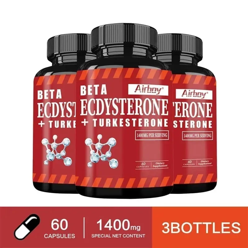Beta Ecdysterone and Turkesterone - Muscle Mass Increase Anabolic Activity Support Improve Athletic Performance and Strength