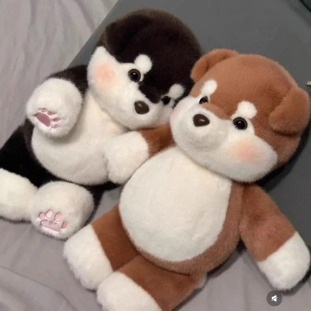 Creative Gift Soft Dog Stuffed Animal Plush Pillow Emotional Support Cute Stuffed Animals Plush 17.7inch Plush Pillow