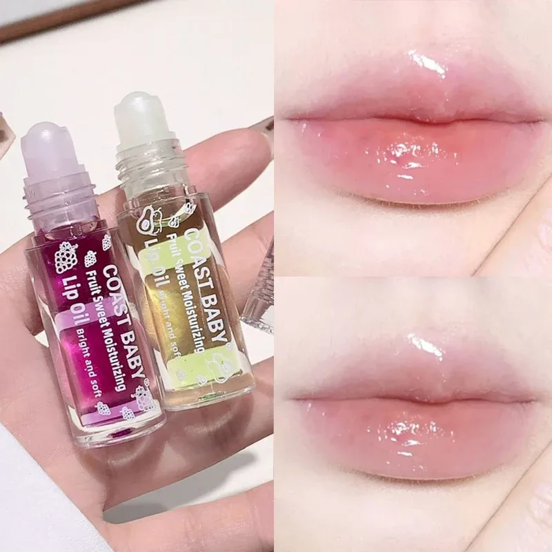 1 Pcs Long Lasting Hydrating Moisturizing Jelly Water Gloss Mirror Lip Gloss Transparent Colorless Lips Care Lip Oil Cosmetics