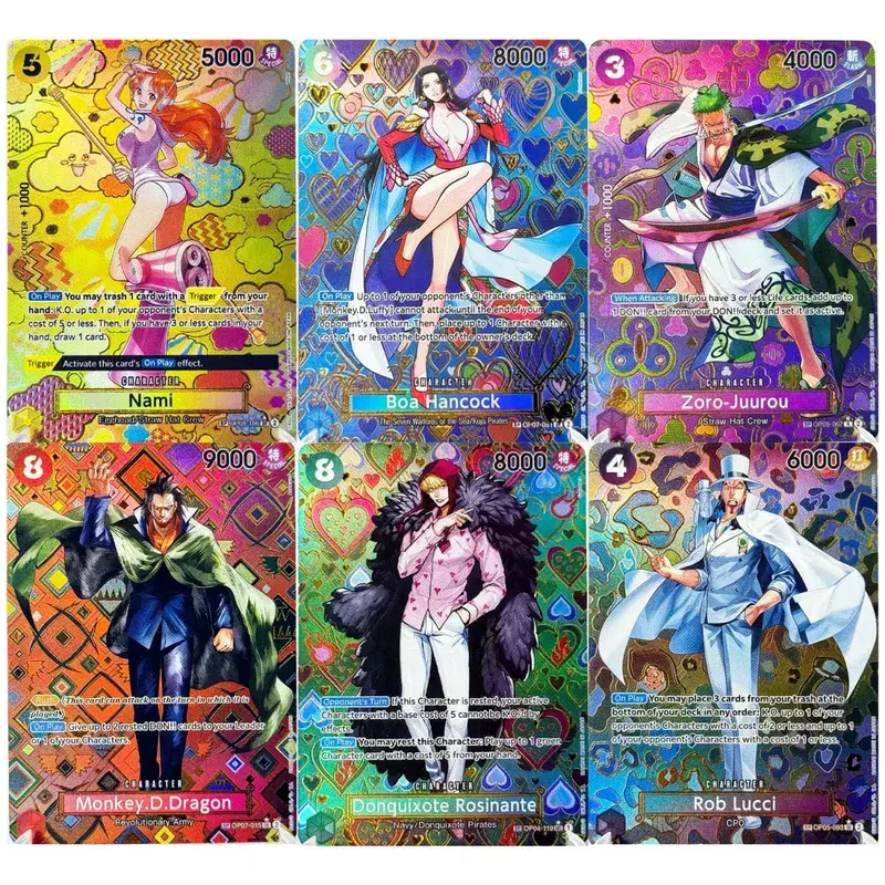 Full Set One Piece Card Game SP Rare Card Complete Collection High Quality DIY Replica Anime Foil Proxy Card [English/Japanese]