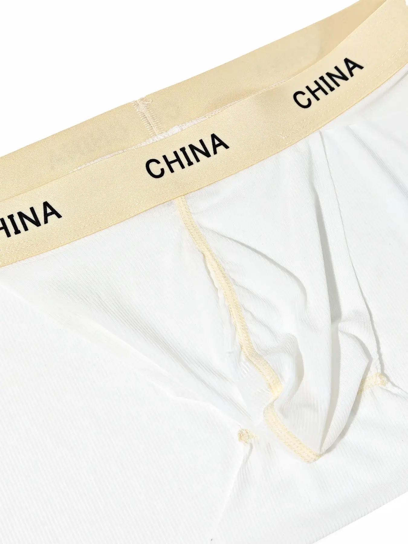 Men's Summer Ice Silk Triangle Boxer Shorts Breathable Sports Style Youth Underwear Soft Skin-Friendly Thin Briefs Fashionable