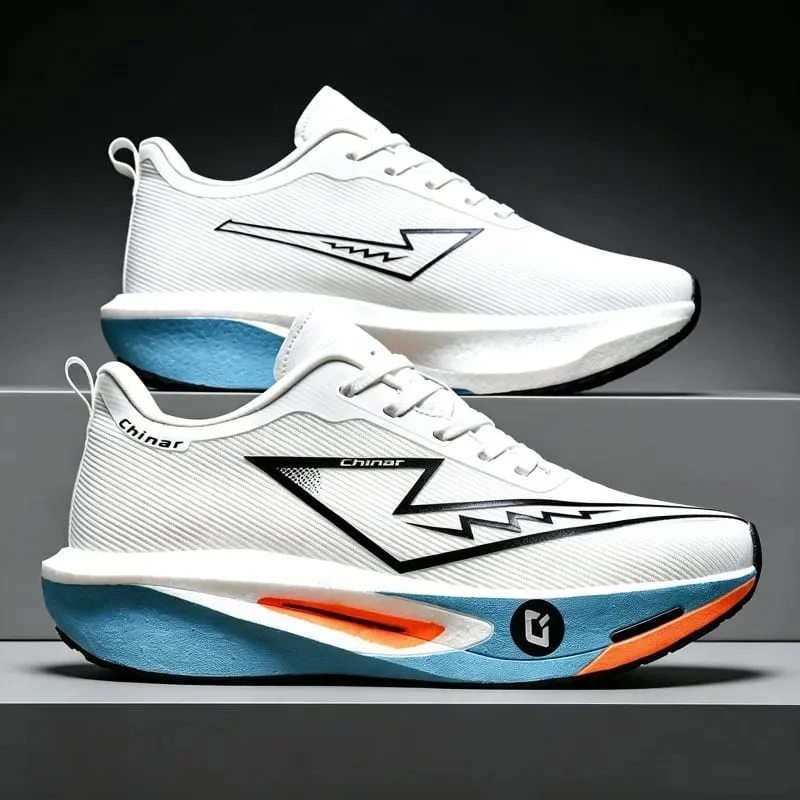 Athletic Running Shoes Men Carbon Board Marathon Outdoor Sports Shoes Breathable Lightweight Women's Comfortable Casual Sneakers — image 3