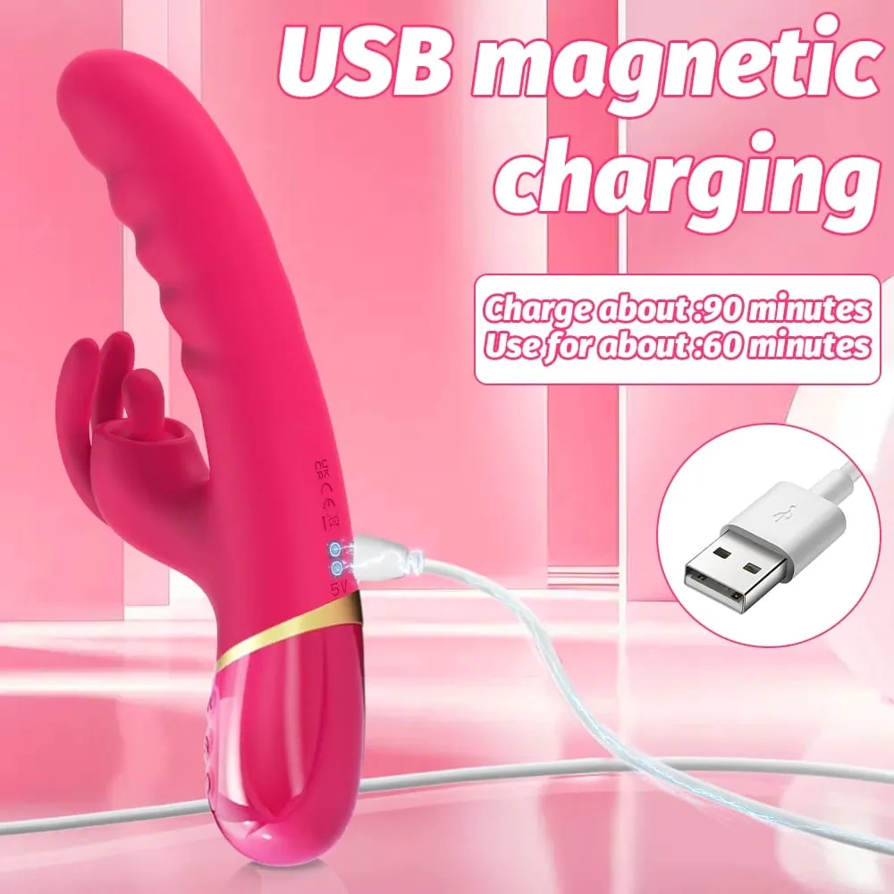 Rabbit Vibrator for Women Vagina G-Spot Vibrator Clitoris Stimulator Female Masturbation Adult Goods Sex Toy for Women