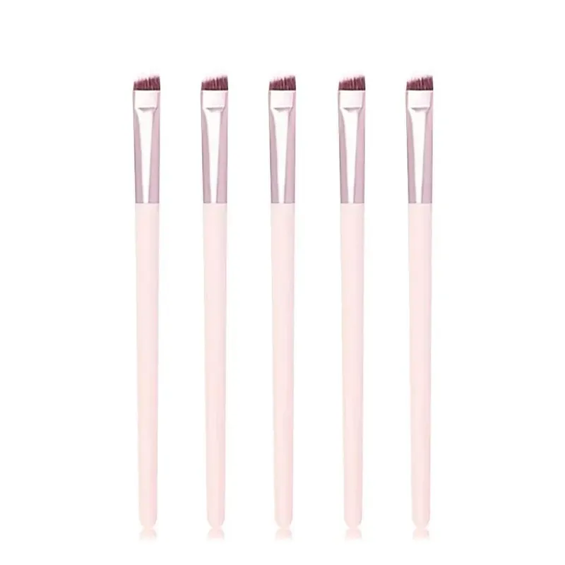 3pcs Makeup Brush Set Blade eyeliner brush fine oblique head eyebrow brush outline eyeliner ultra-thin eye shadow brush makeup b