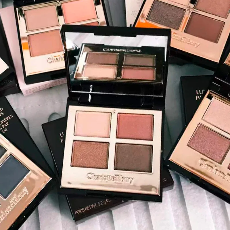Charlotte Tilbury Empat Palet Palet Pillow Talk Eraggera Eyes Small Gold Tiub Gincu Mudah Digunakan Mekap Kosmetik Mudah Alih