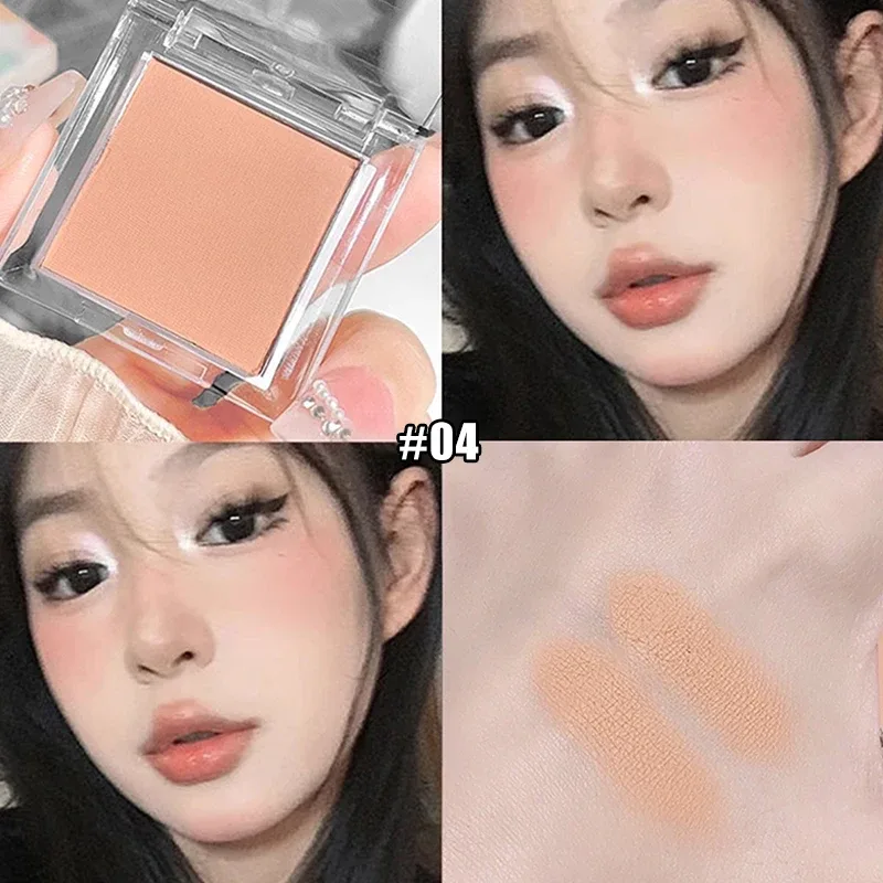 Matte White Monochrome Eyeshadow Palette Natural 3D Brightening Eyeshadow Highlighter Powder Long-Lasting Eye Makeup Palette — image 10